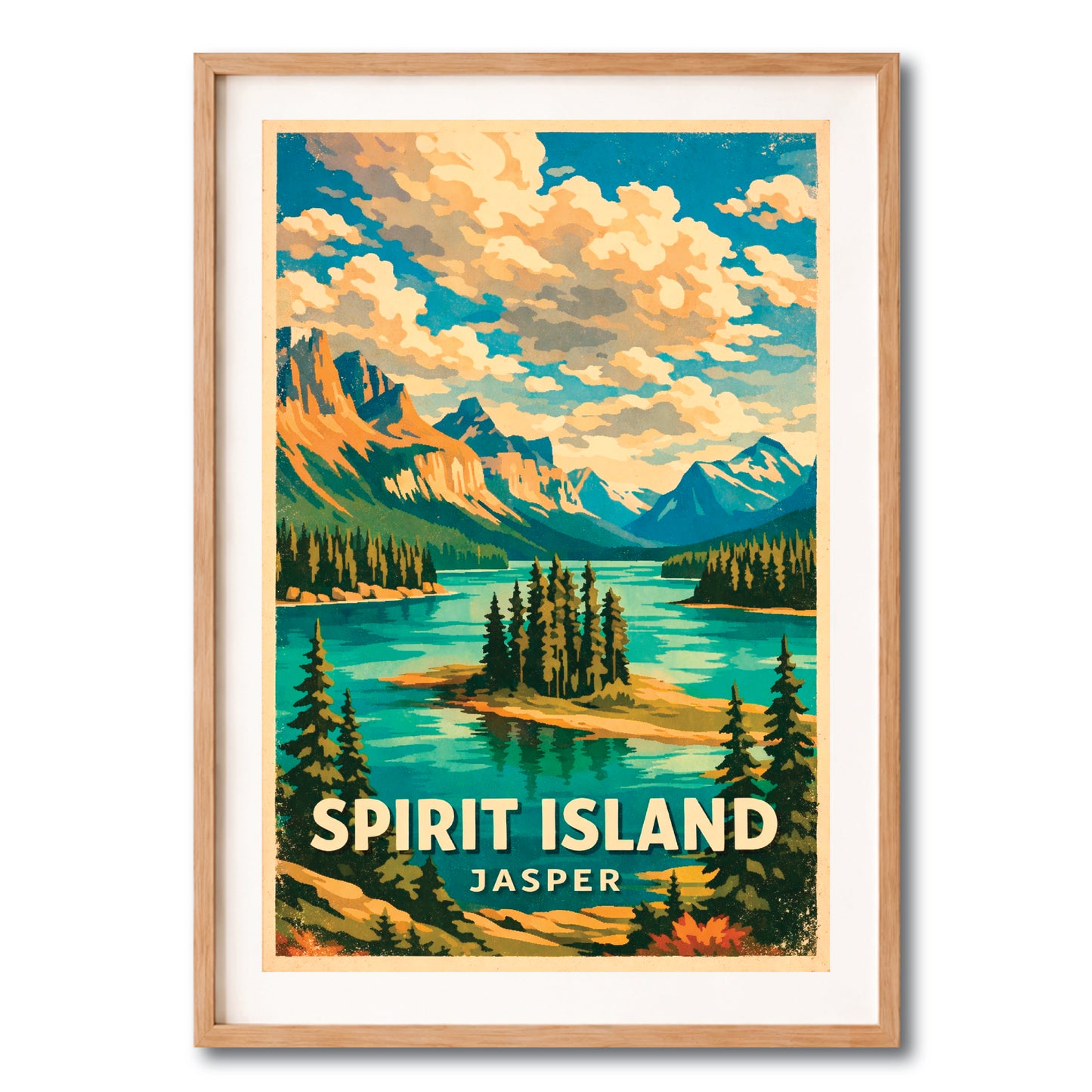 Spirit Island Jasper Vintage Wall Art Digital Download