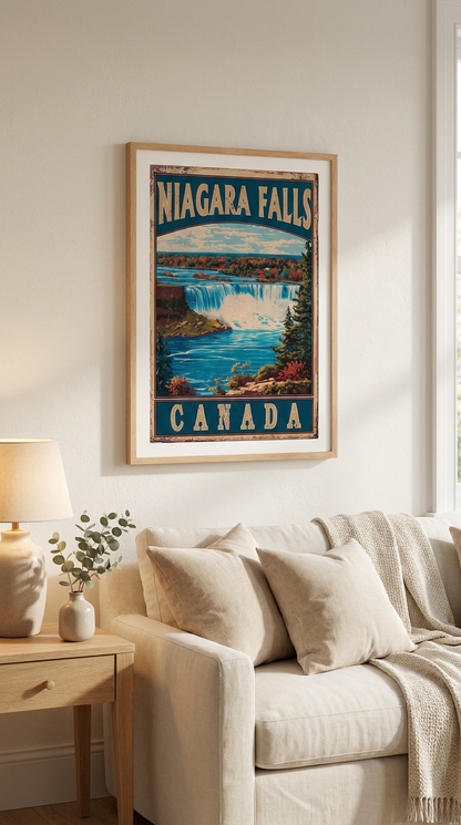 Niagara Falls Canada Classic Vintage Wall Art Digital Download
