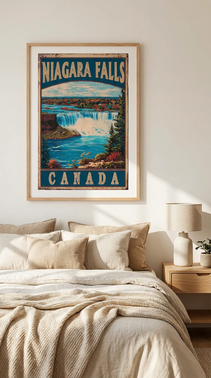 Niagara Falls Canada Classic Vintage Wall Art Digital Download