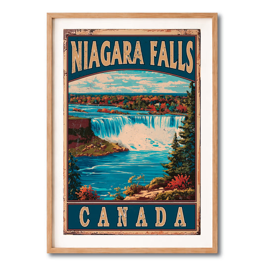 Niagara Falls Canada Classic Vintage Wall Art Digital Download