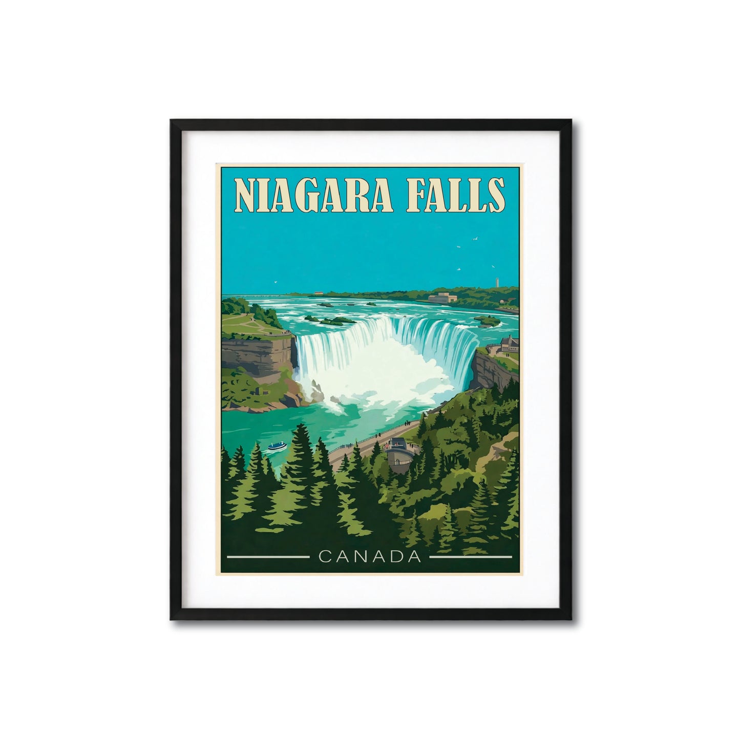 Niagara Falls - Vintage Travel Poster