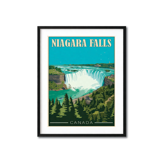 Niagara Falls - Vintage Travel Poster