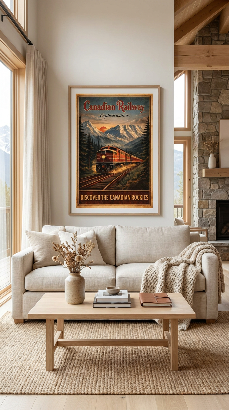Canadian Pacific Railway Vintage Wall Art Digital Download