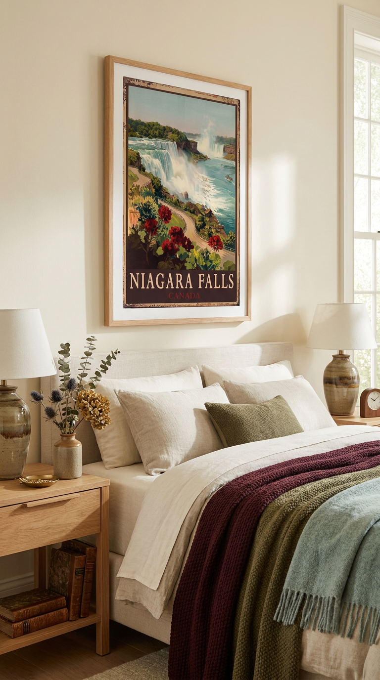 Niagara Falls Canada Scenic Vintage Wall Art Digital Download