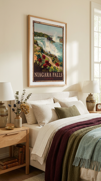 Niagara Falls Canada Scenic Vintage Wall Art Digital Download