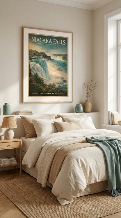 Niagara Falls Ontario Canada Vintage Wall Art Digital Download