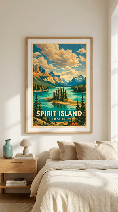 Spirit Island Jasper Vintage Wall Art Digital Download