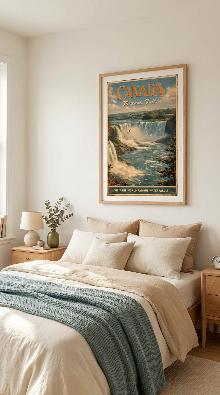 Canada Niagara Falls Vintage Wall Art Digital Download