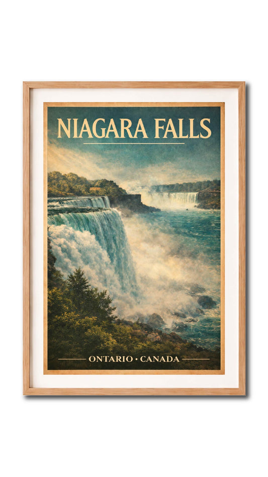 Niagara Falls Ontario Canada Vintage Wall Art Digital Download