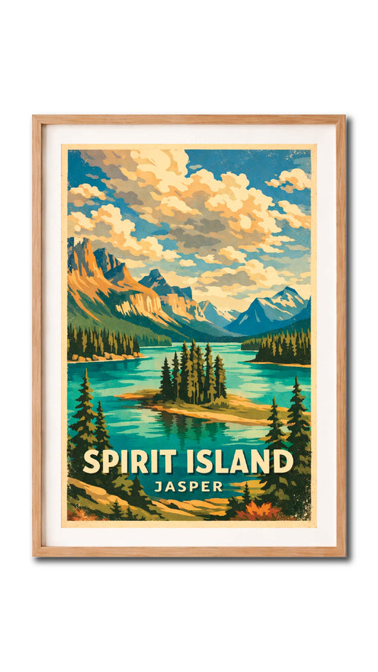 Spirit Island Jasper Vintage Wall Art Digital Download